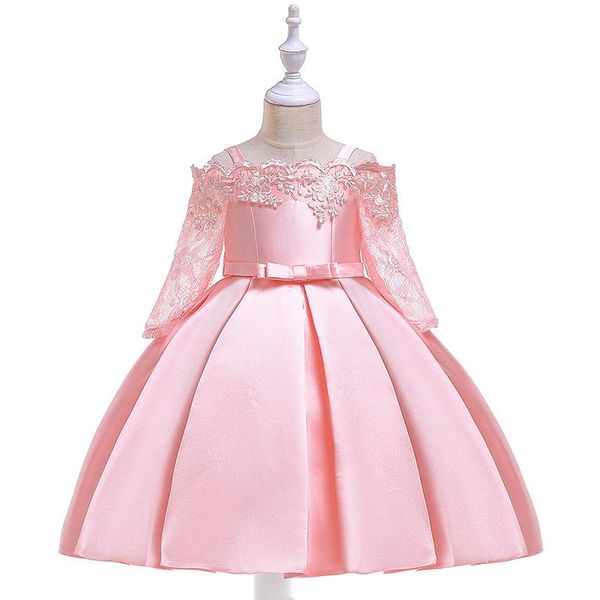 girl's dresses flower girls elegant full boat neck embroidery bow off the shoulder knee-length luxury pink kid party princess gown f577, Red;yellow
girl's dresses flower girls elegant full boat neck embroidery bow off the shoulder knee-length luxury pink kid party princess gown f577, Red;yellow