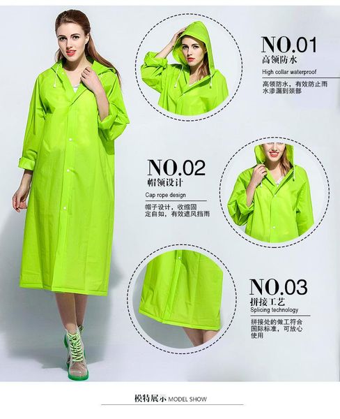 raincoats fashion travel fluorescent green eco-friendly portable light rainwear rain gear with cap
raincoats fashion travel fluorescent green eco-friendly portable light rainwear rain gear with cap