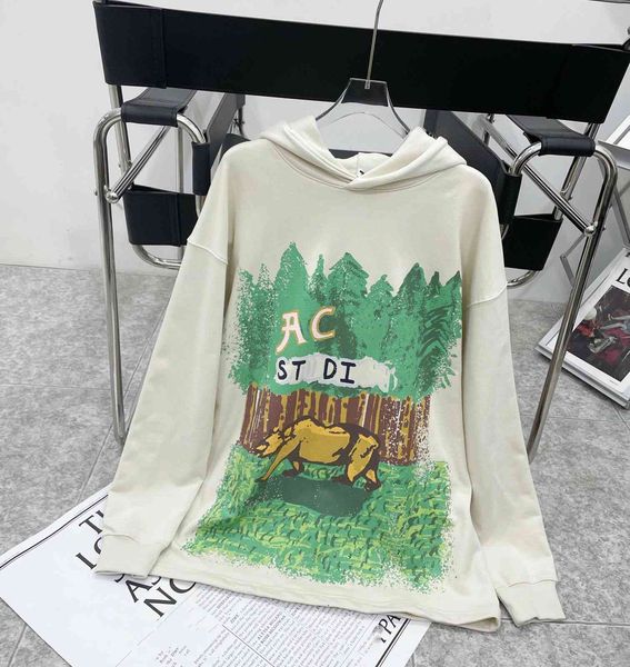 brand hoodie 21 early autumn new ac letter forest bear graffiti printing leisure long lower body missing terry hooded women's sweater, Black
brand hoodie 21 early autumn new ac letter forest bear graffiti printing leisure long lower body missing terry hooded women's sweater, Black