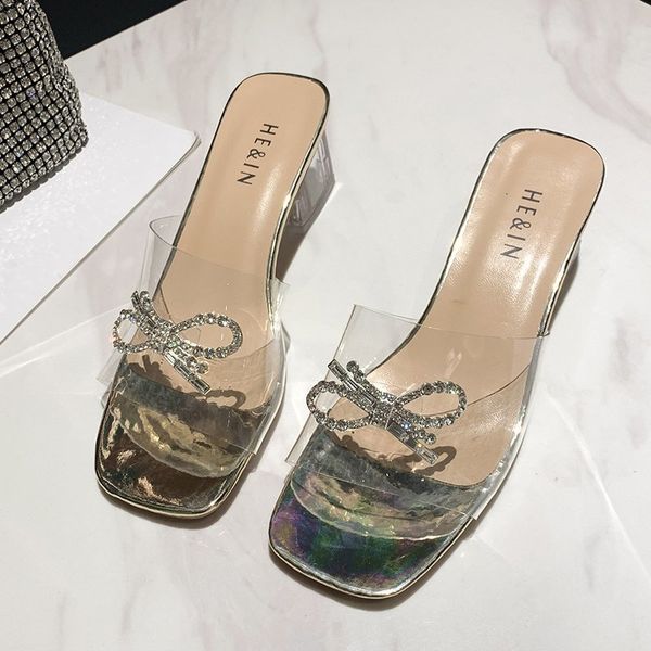 sandals fashion pvc transparent bowknot slippers women pumps high heels square toe ladies shoes shallow slides 158d, Black
sandals fashion pvc transparent bowknot slippers women pumps high heels square toe ladies shoes shallow slides 158d, Black