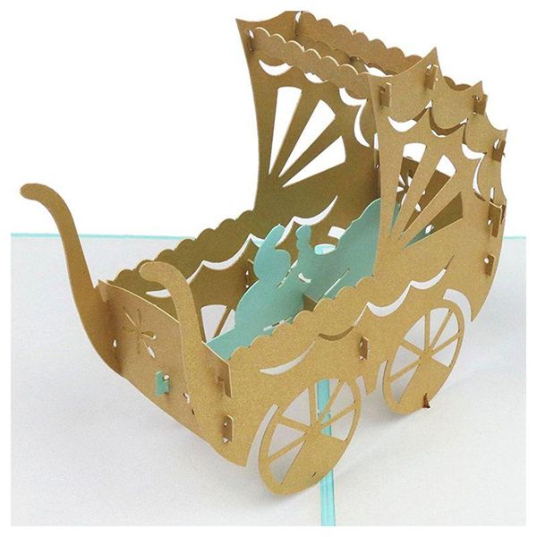 greeting cards 3d baby in pram card up birthday gift handmade kirigami paper art blank card(baby boy)
greeting cards 3d baby in pram card up birthday gift handmade kirigami paper art blank card(baby boy)