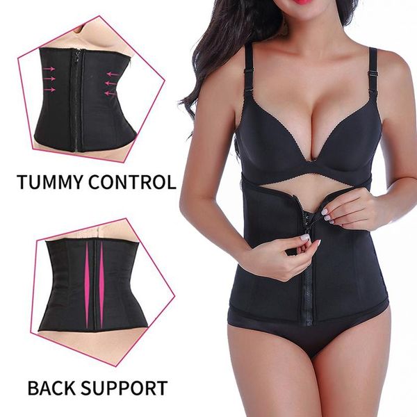 women slimming vest underbust zipper & hook corset waist training body shaper sweat trimmer belt shapewear support, Black;gray
women slimming vest underbust zipper & hook corset waist training body shaper sweat trimmer belt shapewear support, Black;gray