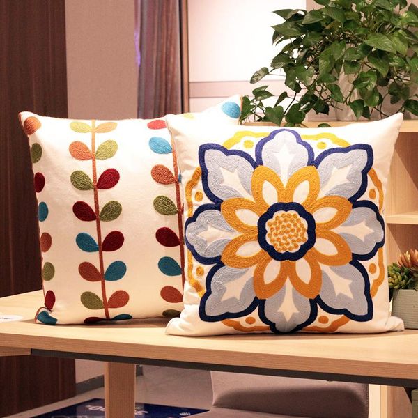 cushion/decorative pillow american idyllic retro small fresh embroidery nordic fabric sofa cushion cover case thickened cotton washable
cushion/decorative pillow american idyllic retro small fresh embroidery nordic fabric sofa cushion cover case thickened cotton washable
