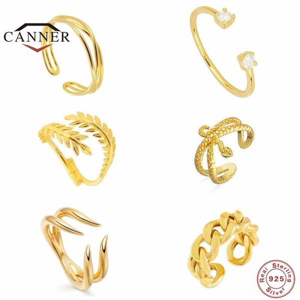 hoop & huggie canner 925 sterling silver gold plated snake rings for women exquisite cz zircon ladies open wedding ring gifts jewelry anillo, Golden;silver
hoop & huggie canner 925 sterling silver gold plated snake rings for women exquisite cz zircon ladies open wedding ring gifts jewelry anillo, Golden;silver