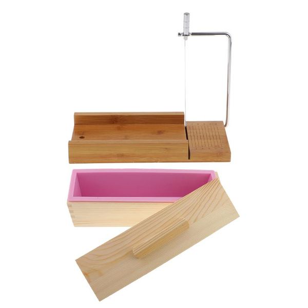 craft tools 1 piece wood soap cutting tool wire slicer & pink silicone mold rectangle shaped with a wooden box (including lid)
craft tools 1 piece wood soap cutting tool wire slicer & pink silicone mold rectangle shaped with a wooden box (including lid)