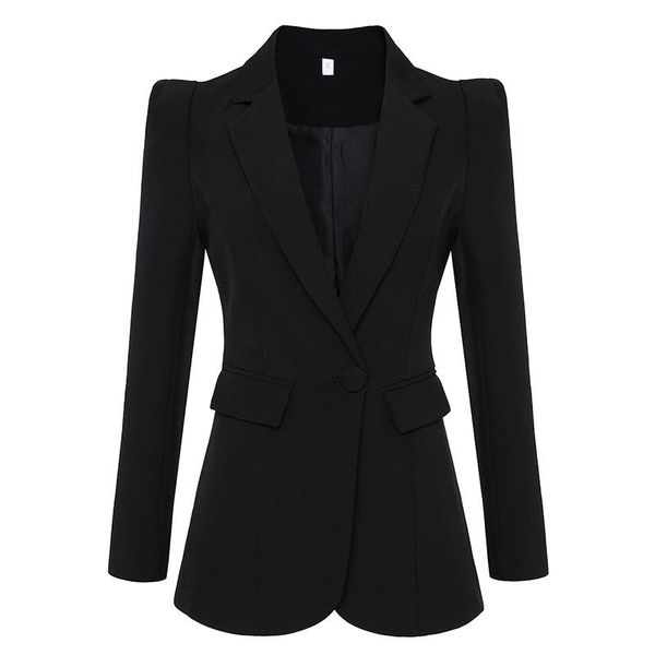 women's suits & blazers fashion 2021 designer black blazer jacket notched office work single button outwear elegant, White;black
women's suits & blazers fashion 2021 designer black blazer jacket notched office work single button outwear elegant, White;black