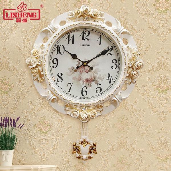 wall clocks european clock modern mute swing creative garden home living room decoration bedroom
wall clocks european clock modern mute swing creative garden home living room decoration bedroom