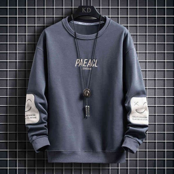 spring and autumn round neck casual sweater men's fashion ins brand spring couple 2021 new long sve t-shirt, White;black
spring and autumn round neck casual sweater men's fashion ins brand spring couple 2021 new long sve t-shirt, White;black