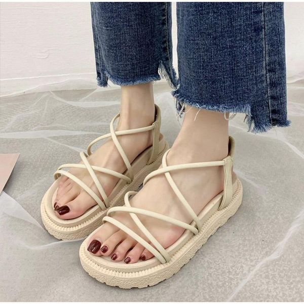 women cross tied flat summer sandals shoes beach ladies solid color women's shoe woman flip flops fashion casual sandalias, Black
women cross tied flat summer sandals shoes beach ladies solid color women's shoe woman flip flops fashion casual sandalias, Black