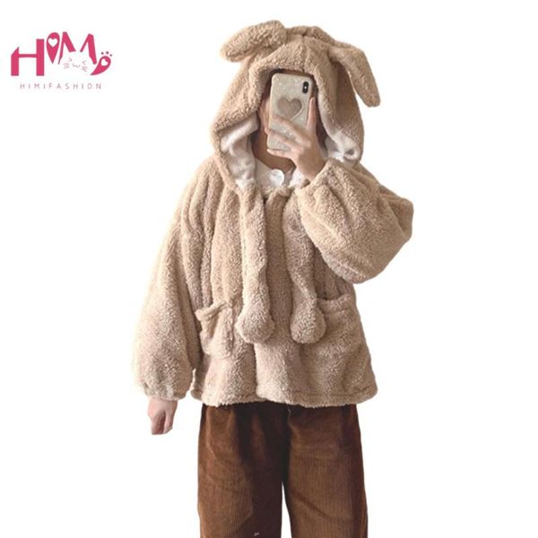women's hoodies & sweatshirts winter vintage warm fluffy plush jacket women flannel kawaii cute hooded ears coat teen girls ove, Black
women's hoodies & sweatshirts winter vintage warm fluffy plush jacket women flannel kawaii cute hooded ears coat teen girls ove, Black