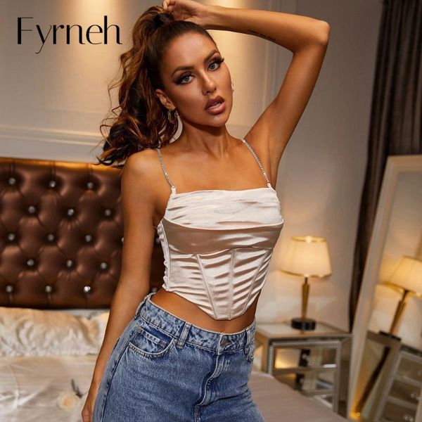 women's tanks & camis fyrneh fashion diamond strap cropped summer clothes for women vacation casual outfits gothic corset satin, White
women's tanks & camis fyrneh fashion diamond strap cropped summer clothes for women vacation casual outfits gothic corset satin, White