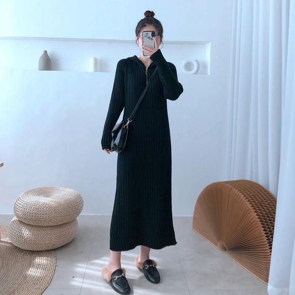 casual dresses wavsiyier thick knitted jumper 2021 korean style autumn winter pollover sweater dress women woman warm solid, Black;gray
casual dresses wavsiyier thick knitted jumper 2021 korean style autumn winter pollover sweater dress women woman warm solid, Black;gray