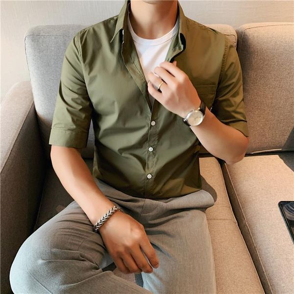 men's casual shirts summer fake-2pieces half sleeve for men clothing 2021 fashion slim fit streetwear blouse homme 3xl, White;black
men's casual shirts summer fake-2pieces half sleeve for men clothing 2021 fashion slim fit streetwear blouse homme 3xl, White;black