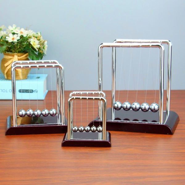 decorative objects & figurines metal pendulum balance ball small size physics science accessory desk table decor game tons cradle steel
decorative objects & figurines metal pendulum balance ball small size physics science accessory desk table decor game tons cradle steel