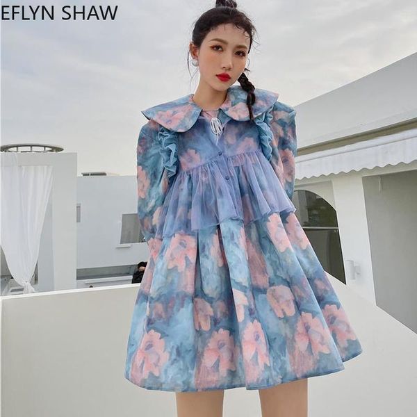 chinese fashion women dress vintage oil painting haze blue flower high waist chic design sweet doll short vestidos casual dresses, Black;gray
chinese fashion women dress vintage oil painting haze blue flower high waist chic design sweet doll short vestidos casual dresses, Black;gray