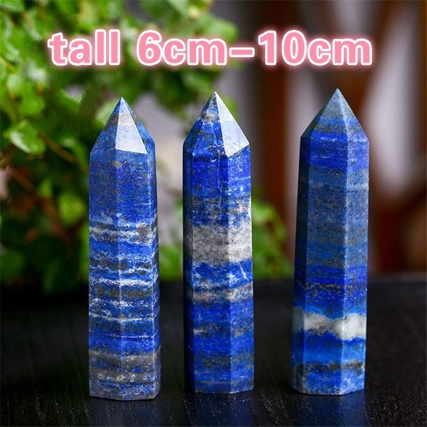 decorative objects & figurines natural crystal pillar of lapis lazuli wand energy point meditation hexagonal prism
decorative objects & figurines natural crystal pillar of lapis lazuli wand energy point meditation hexagonal prism