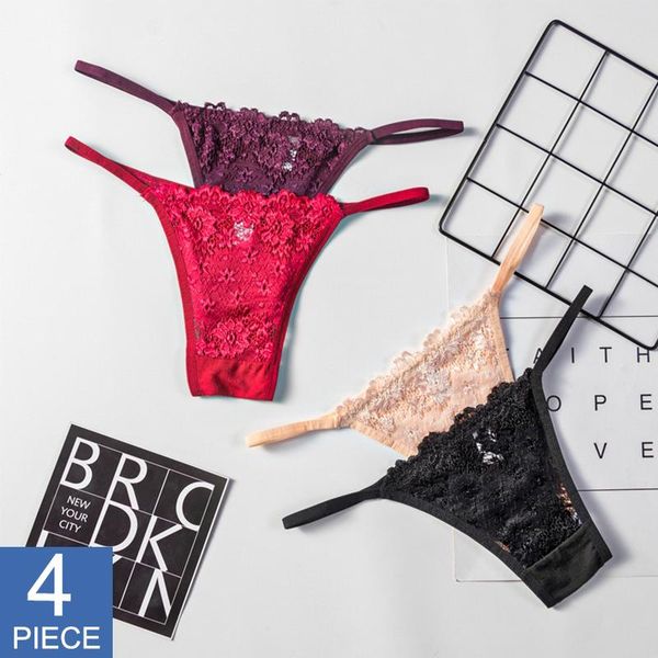 4pcs cotton thongs women g-string panties girl underpants low-rise lace t-back underwear female lingerie women's, Black;pink
4pcs cotton thongs women g-string panties girl underpants low-rise lace t-back underwear female lingerie women's, Black;pink