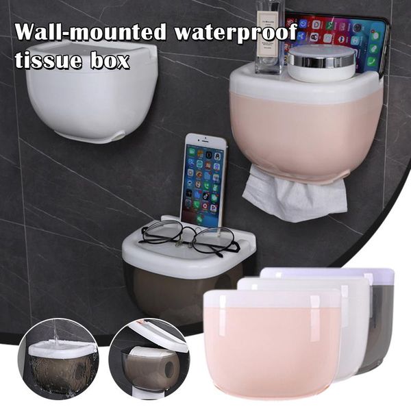ly no punching wall mounted waterproof toilet paper holder mobile phone storage shelf bathroom tissue box va88 holders
ly no punching wall mounted waterproof toilet paper holder mobile phone storage shelf bathroom tissue box va88 holders