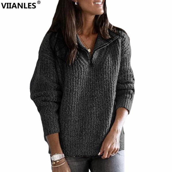 women's sweaters viianles winter the half-zip autumn black sweater women casual long sleeve loose pullover 4xl 5xl plus size, White;black
women's sweaters viianles winter the half-zip autumn black sweater women casual long sleeve loose pullover 4xl 5xl plus size, White;black