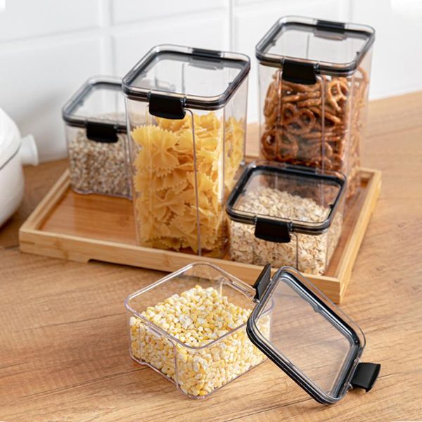 storage bottles & jars 460/700/1300/1800ml plastic food container kitchen refrigerator noodle box multigrain tank sealed
storage bottles & jars 460/700/1300/1800ml plastic food container kitchen refrigerator noodle box multigrain tank sealed