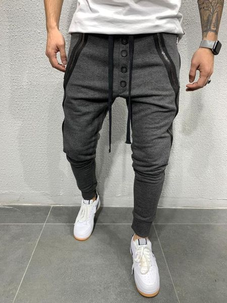 men's pants men joggers zipper undefined streetwear sweatpants fitness clothing sweat drop, Black
men's pants men joggers zipper undefined streetwear sweatpants fitness clothing sweat drop, Black