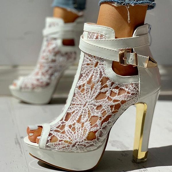 summer women mesh lace sandals high heels platform peep toe ladies pumps buckle strap wedding party shoes sandalias mujer, Black
summer women mesh lace sandals high heels platform peep toe ladies pumps buckle strap wedding party shoes sandalias mujer, Black