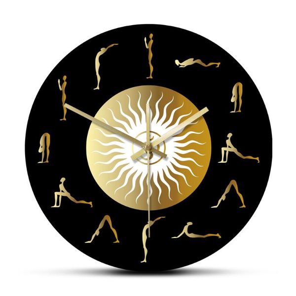 surya namaskar set yoga post acrylic printed wall hanging clock salutation the sun mute art watch studio decoration clocks
surya namaskar set yoga post acrylic printed wall hanging clock salutation the sun mute art watch studio decoration clocks