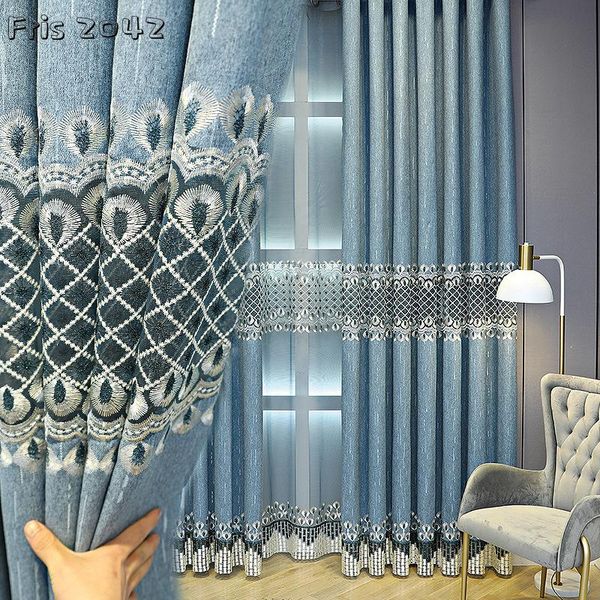 curtain & drapes european-style thick chenille embroidered curtains finished custom blackout for living dining room bedroom
curtain & drapes european-style thick chenille embroidered curtains finished custom blackout for living dining room bedroom