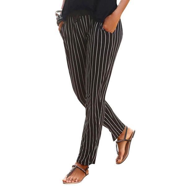 women's pants & capris women long bohemian stripe print ethnic mid waist vintage harem elastic beach wear trousers, Black;white
women's pants & capris women long bohemian stripe print ethnic mid waist vintage harem elastic beach wear trousers, Black;white