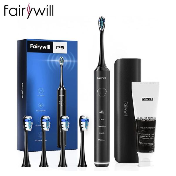 smart electric toothbrush fairywill p9 40000 vpm usb rechargeable 5 modes timer sonic whitening toothbrushes for adults
smart electric toothbrush fairywill p9 40000 vpm usb rechargeable 5 modes timer sonic whitening toothbrushes for adults