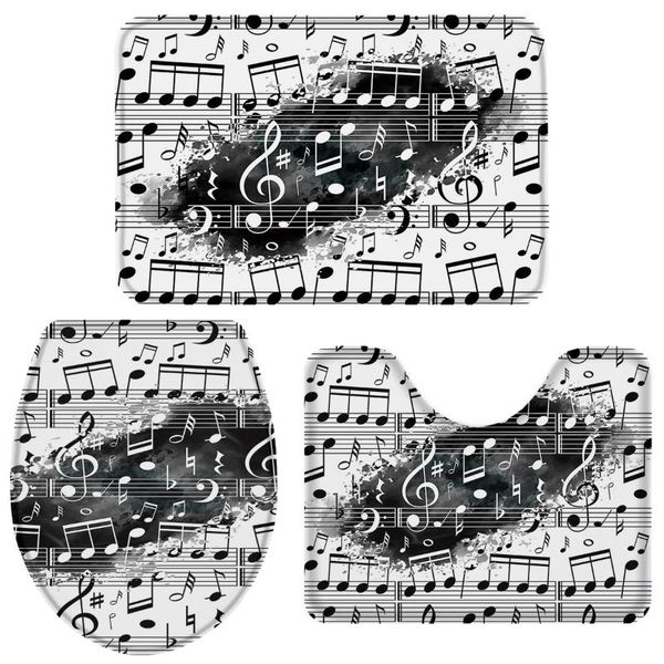 bath accessory set note music black white watercolor splash bathroom toilet cover mat pedestal rug non-slip accessories doormat
bath accessory set note music black white watercolor splash bathroom toilet cover mat pedestal rug non-slip accessories doormat
