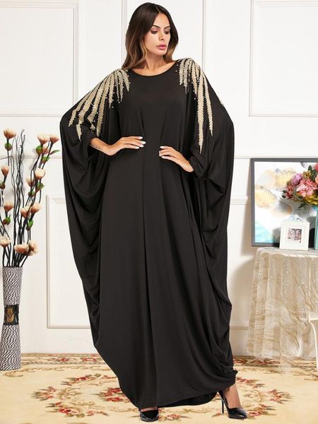 casual dresses golden leaves embroidere beaded oversized maxi dress for women fall 2021 batwing sleeve arabic muslim turkey dubai dressing g, Black;gray
casual dresses golden leaves embroidere beaded oversized maxi dress for women fall 2021 batwing sleeve arabic muslim turkey dubai dressing g, Black;gray