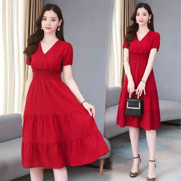 red chiffon chic midi dresses spring summer solid 2xl plus size vintage runway elegant women bodycon party vestidos 210528, Black;gray
red chiffon chic midi dresses spring summer solid 2xl plus size vintage runway elegant women bodycon party vestidos 210528, Black;gray