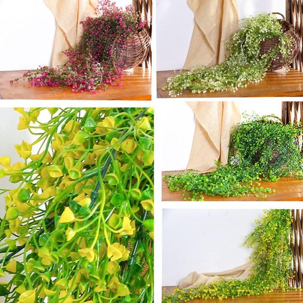 decorative flowers & wreaths 85/120cm artificial vinehigh-quality hanging ivy plants leaf home decor wedding party roof wall living room dec
decorative flowers & wreaths 85/120cm artificial vinehigh-quality hanging ivy plants leaf home decor wedding party roof wall living room dec