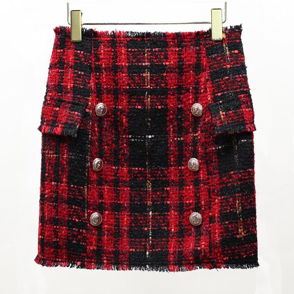 skirts temperament of fund autumn double-breasted coat fringed chequered woolen cloth can customized big size, Black
skirts temperament of fund autumn double-breasted coat fringed chequered woolen cloth can customized big size, Black