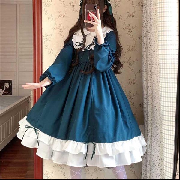 sweet lolita vintage printing women dresses lace angel bowknot high waist victorian kawaii girl gothic op cos, Black;gray
sweet lolita vintage printing women dresses lace angel bowknot high waist victorian kawaii girl gothic op cos, Black;gray
