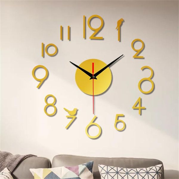 decorative clock watch modern diy mute wall home decor office 3d mirror surface sticker clocks giant frameless tool
decorative clock watch modern diy mute wall home decor office 3d mirror surface sticker clocks giant frameless tool