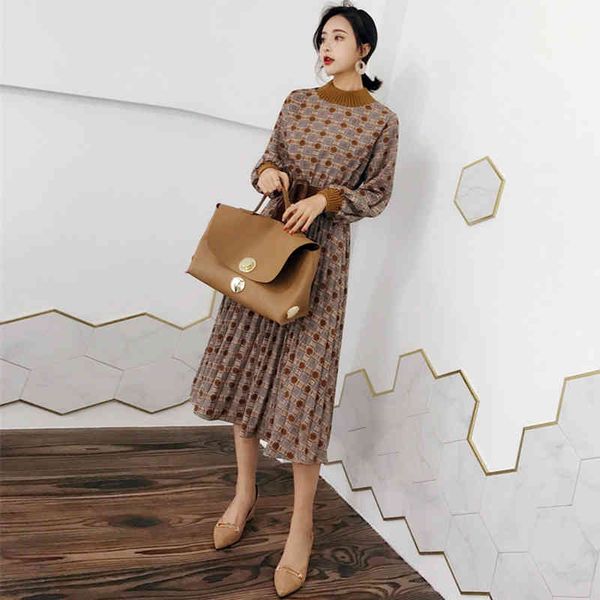 bgteever autumn dress women vintage plaid lantern sleeve female maxi dress elegant sashes party vestidos femme 2021, Black;gray
bgteever autumn dress women vintage plaid lantern sleeve female maxi dress elegant sashes party vestidos femme 2021, Black;gray