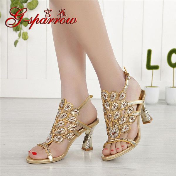 g-sparrow 2021 summer women's sandals rhinestones thick peep toe wedding high heels shoes dress, Black
g-sparrow 2021 summer women's sandals rhinestones thick peep toe wedding high heels shoes dress, Black