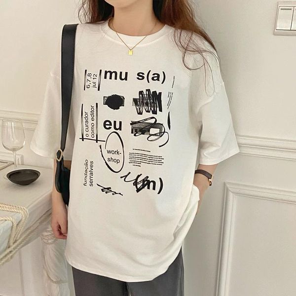 women's t-shirt o-neck letter graffiti printing tees women korea fashion short sleeve t-shirts woman simplicity white plus size
women's t-shirt o-neck letter graffiti printing tees women korea fashion short sleeve t-shirts woman simplicity white plus size