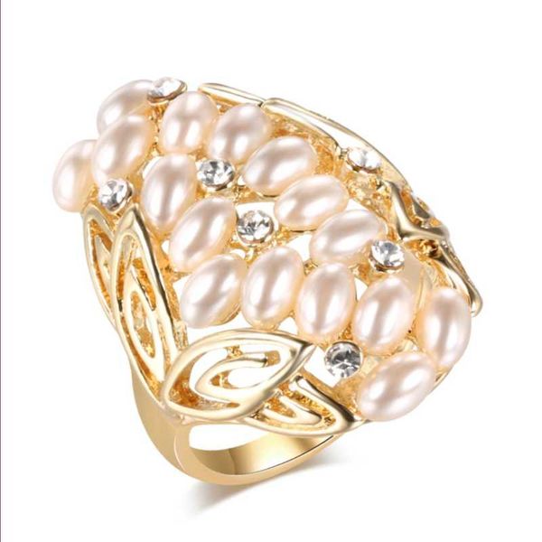 cluster rings light yellow gold color stackable imitation pearl finger ring with cubic zirconia for engagement jewelry, Golden;silver
cluster rings light yellow gold color stackable imitation pearl finger ring with cubic zirconia for engagement jewelry, Golden;silver