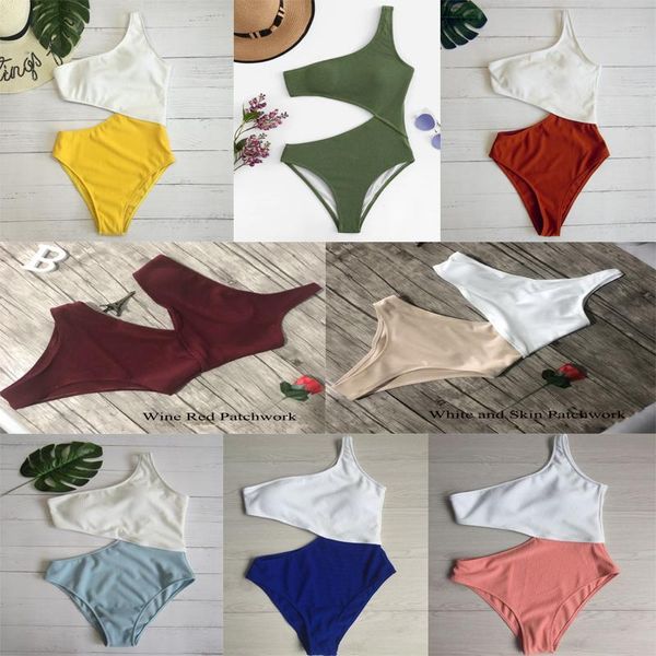 one-piece suits women swimsuits one piece monokini bikini seersucker backless swimswear removable chest pad wire shoulder bathing suit
one-piece suits women swimsuits one piece monokini bikini seersucker backless swimswear removable chest pad wire shoulder bathing suit