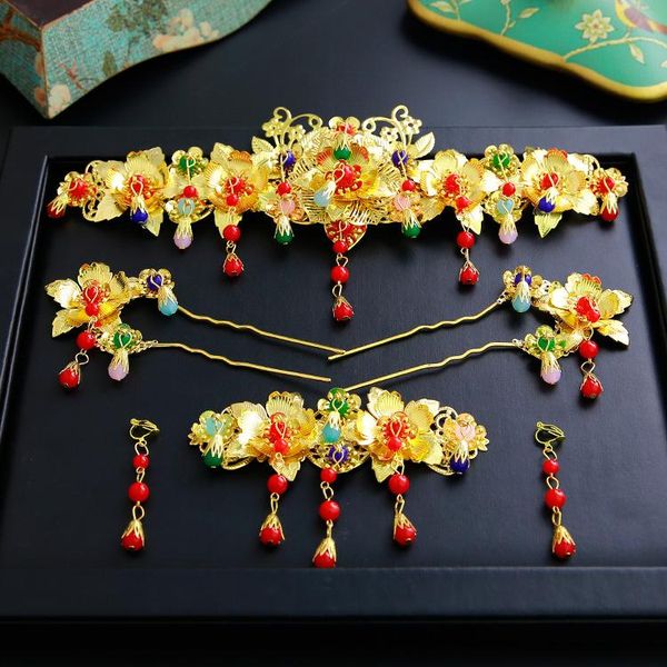 hair clips & barrettes chinese wedding bride headdress costume cheongsam suit coronet accessories, Golden;silver
hair clips & barrettes chinese wedding bride headdress costume cheongsam suit coronet accessories, Golden;silver