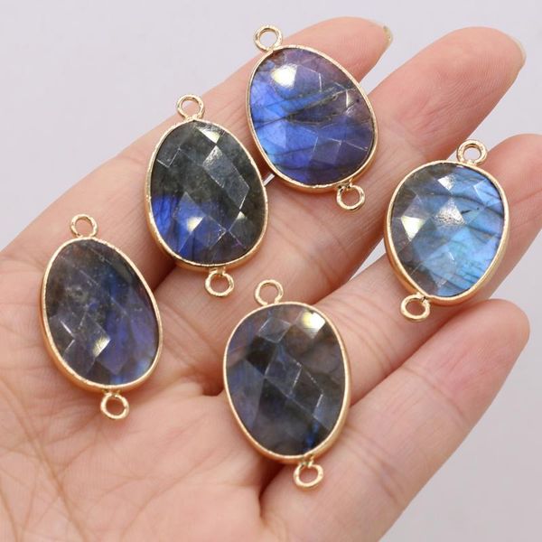 charms natural stone gem egg flash labradorite gold-plated pendant connector diy necklace bracelet earrings jewelry accessories making, Bronze;silver
charms natural stone gem egg flash labradorite gold-plated pendant connector diy necklace bracelet earrings jewelry accessories making, Bronze;silver