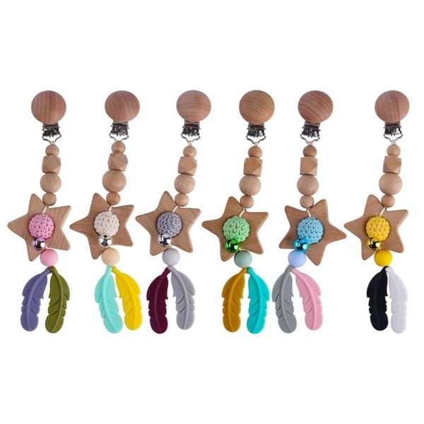 stroller parts & accessories 1pc baby teether siliocne beads feather teething pendant pram clip hanging toys m76c
stroller parts & accessories 1pc baby teether siliocne beads feather teething pendant pram clip hanging toys m76c
