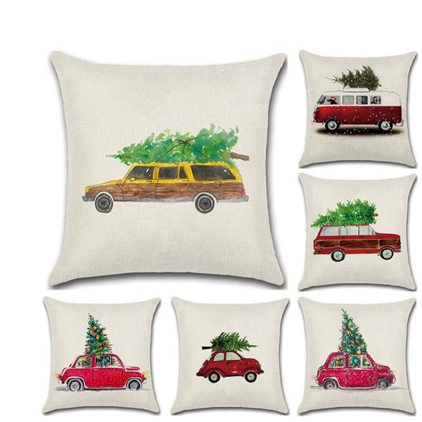 cushion/decorative pillow 2pcs christmas red truck 45x45cm cushion cover tree decoration family living room chair year linen case
cushion/decorative pillow 2pcs christmas red truck 45x45cm cushion cover tree decoration family living room chair year linen case