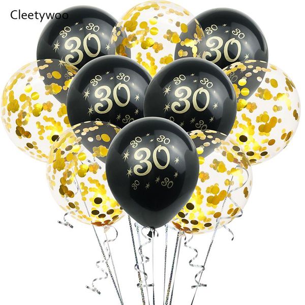 party decoration 30th gold black confetti latex balloons 30 40 50 years happy birthday decorations helium balloon dec
party decoration 30th gold black confetti latex balloons 30 40 50 years happy birthday decorations helium balloon dec