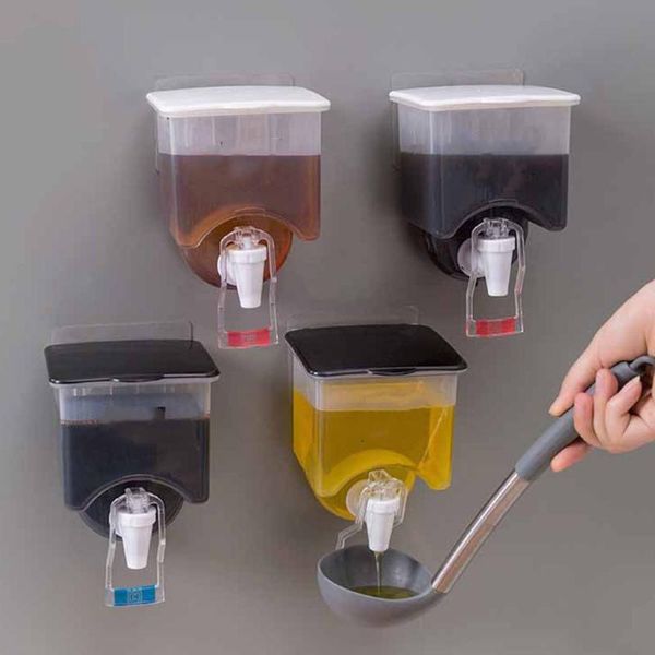 storage bottles & jars kitchen wall mount oil pot multi purpose seasoning can with push-type faucet food grade premium pp material versatile
storage bottles & jars kitchen wall mount oil pot multi purpose seasoning can with push-type faucet food grade premium pp material versatile