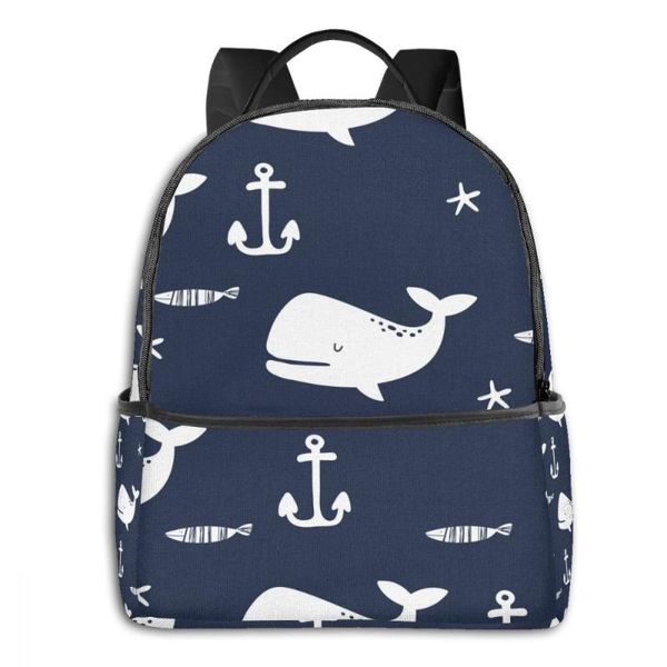 backpack fashion 2021 shoulder bags cute whale anchor fish print school for teenage girls light travel
backpack fashion 2021 shoulder bags cute whale anchor fish print school for teenage girls light travel