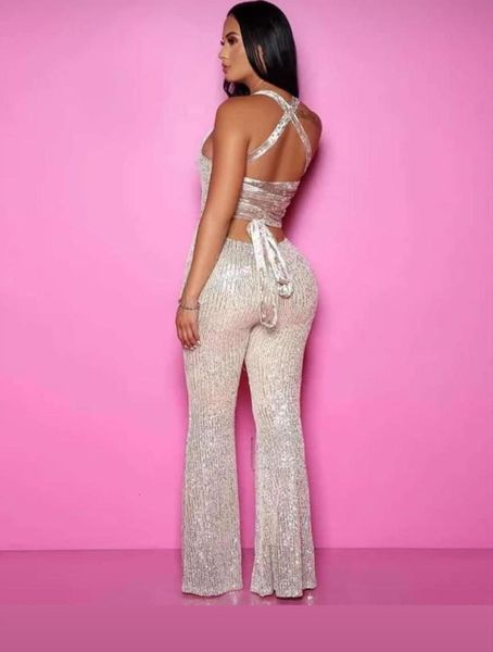 women's jumpsuits & rompers hight quality autumn spaghetti straps backless silvery sequins bodycon bandage jumpsuit elegant femal night, Black;white
women's jumpsuits & rompers hight quality autumn spaghetti straps backless silvery sequins bodycon bandage jumpsuit elegant femal night, Black;white